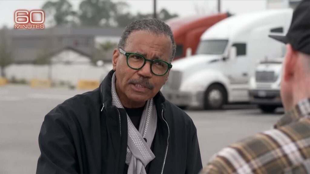 Bill Whitaker, 60 Minutes Correspondent reporting on Chameleon Carriers